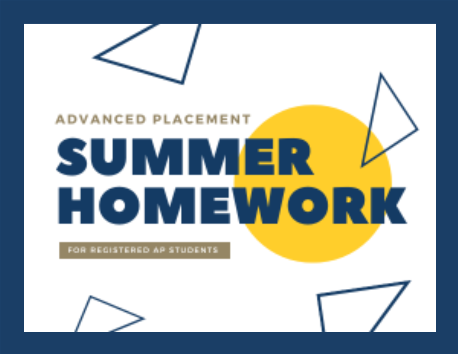  AP Summer 